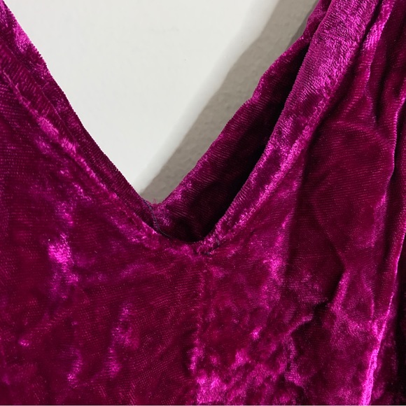 Vintage Betsey Johnson Punk Label Crushed Velvet Dress - Picture 3 of 9